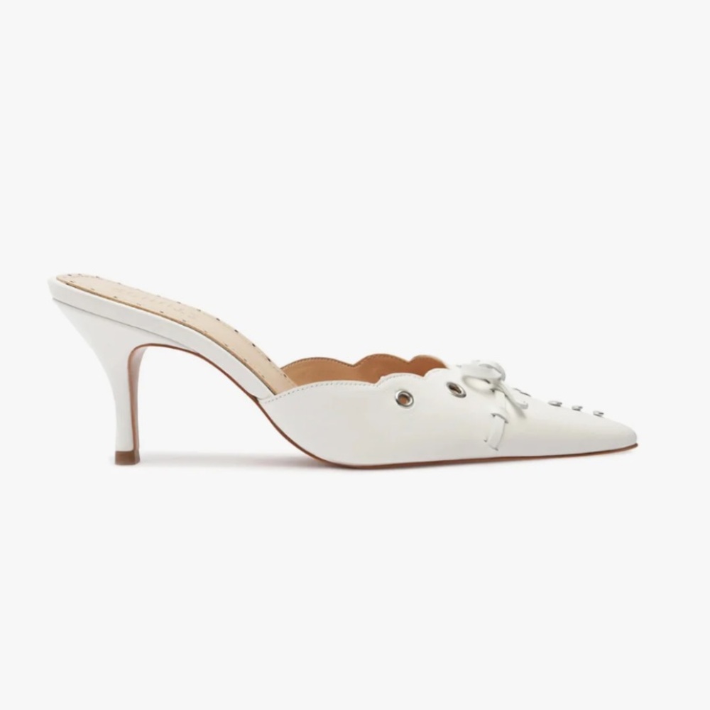 NWOT SCHUTZ White Mule Heel
